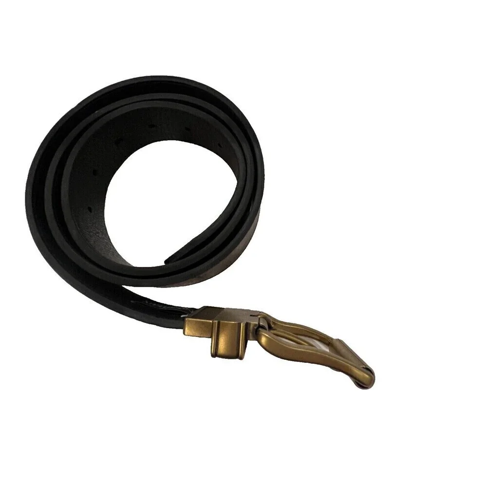 Cremieux Black Gold Crisscross Shank Reversible Belt Size 36